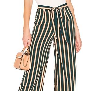 Amuse Society Earn Your Stripes Wide Leg Pant